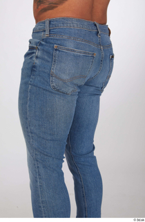 Garrott blue jeans buttock casual dressed thigh 0002.jpg